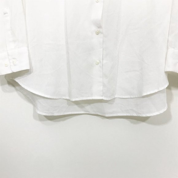 UNIQLO Long Sleeve‎ Button Down Shirt White L - Picture 5 of 10